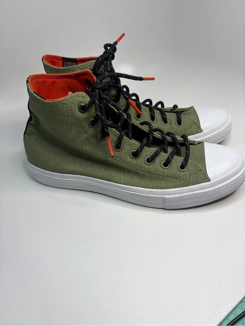 Converse Chuck Taylor High Top Counter Climate All-Star II Shield Olive Green - Picture 16 of 16